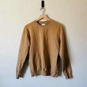 Zara Tan Brown Pullover Sweatshirt